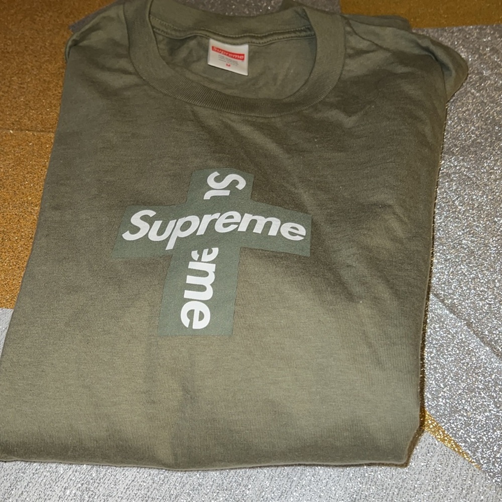 Supreme Olive Green Men's Shirt New no tags